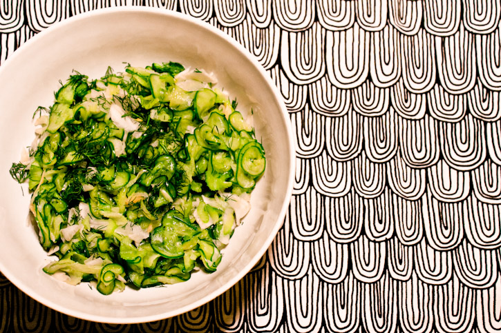 Finnish Cucumber Salad