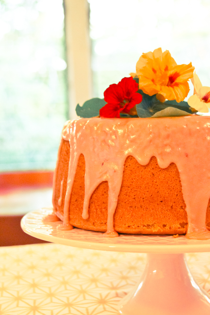 Blood Orange Chiffon Cake :: The Scandinavian Baker